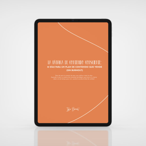Ebook. La fábrica de contenido consciente